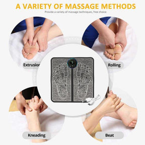 Ems Foot Massager Mat / Electric Usb Charging Smart Display / With Box