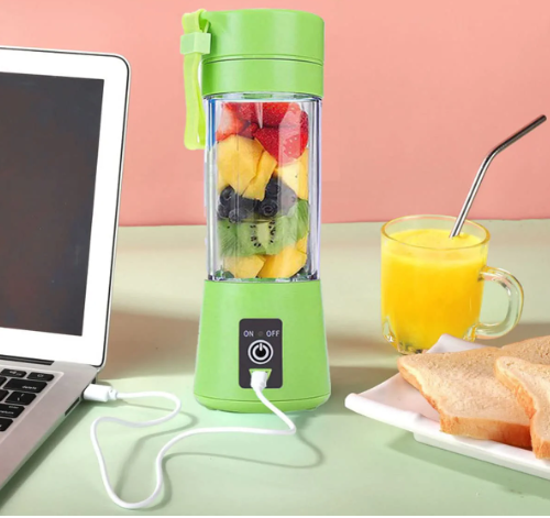 Portable Outdoor Juicing Cup / Usb Charging Fruit Vegetable Blender 380ml