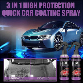 3 In 1 High Protection Quick Car Coating Spray /  Plastic Parts Refurbish Agent Car Hand Spray (100 Ml)