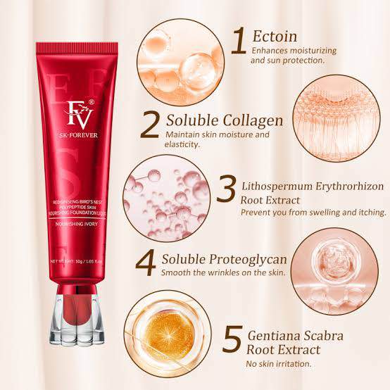 Fv Foundation, Oil Absorb Ivory Liquid Foundation