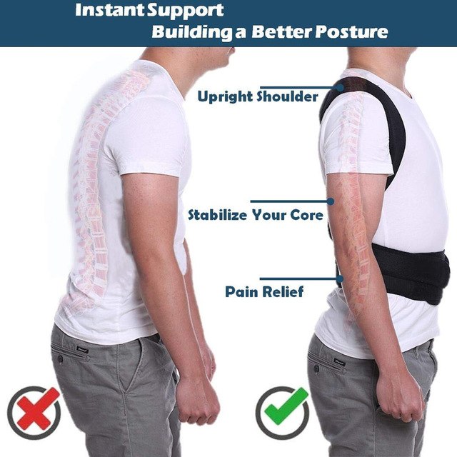 Back Pain Relief Posture Corrector Belt (Mention your size)