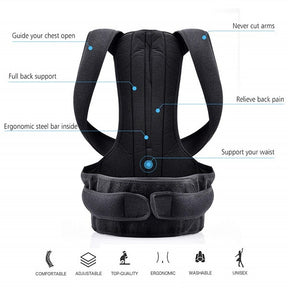 Back Pain Relief Posture Corrector Belt (Mention your size)