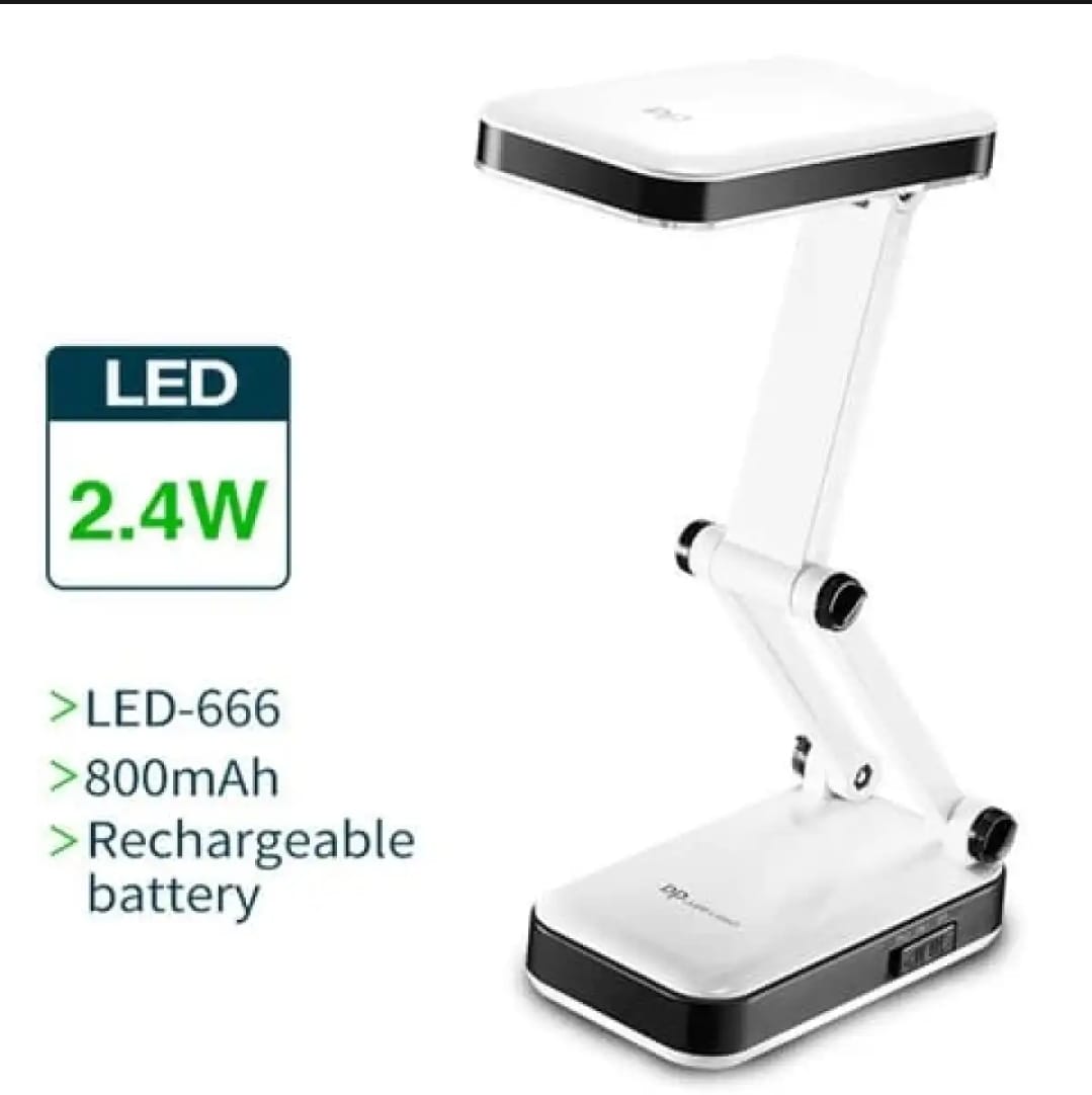 Dp Led Desk Lamp / Rechargeable And Fashionable Folding Design