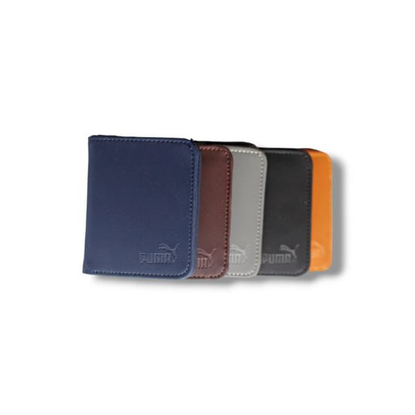 Puma Synthetic Leather Wallet For Men / Best Quality ( Random Color )