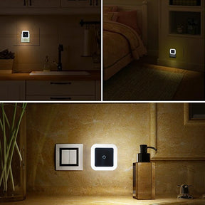 Light Sensor Led Night Light / Night Lamp With Automatic Sensor / Ideal For Decor (white Light)