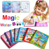 (1 Pcs) Magic Water Book Painting Drawing Coloring Book / Doodle & Magic Water Pen(random Book)