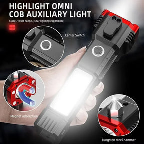 High-power Led Flashlight / Rechargeable And Multifunctional